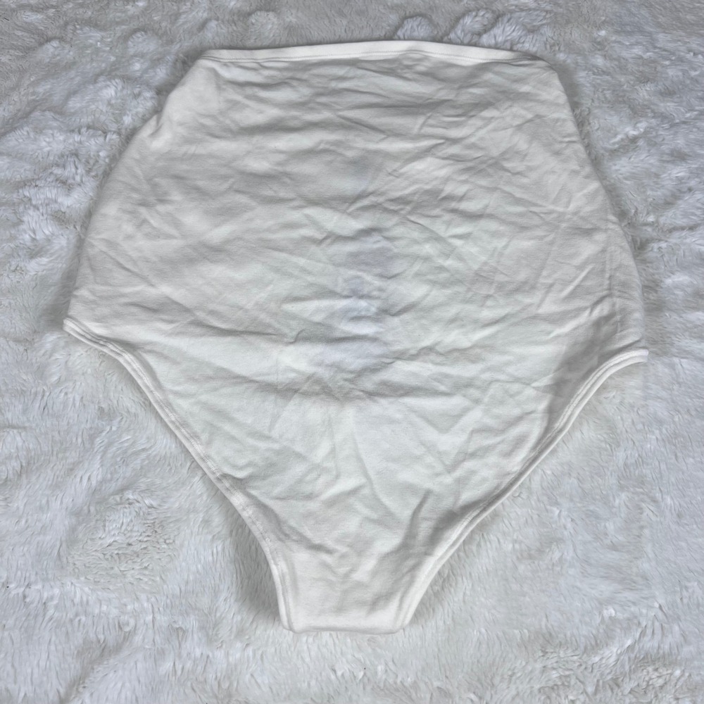 Skims Cotton Jersey Maternity High-Waisted Thong Marble TH-THG-7983W Small NWT
